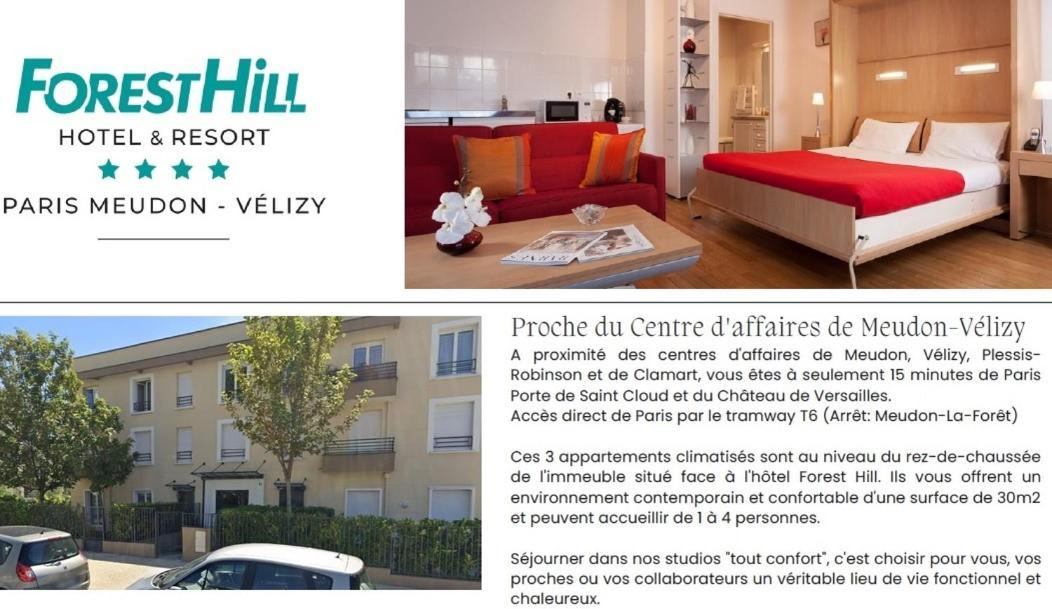 Hotel Forest Hill Meudon Velizy Oda fotoğraf